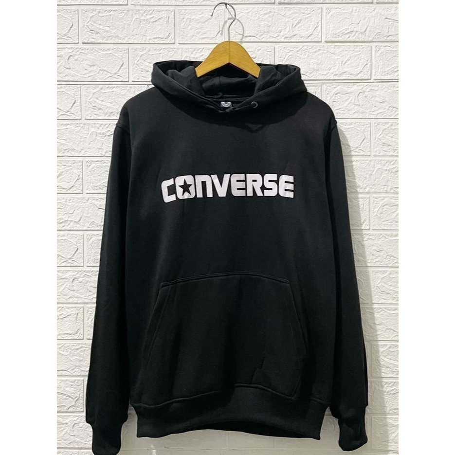 CONVERS Hoodie sweater pria wanita terlaris branded populer bahan fleece lembut nyaman high quality 