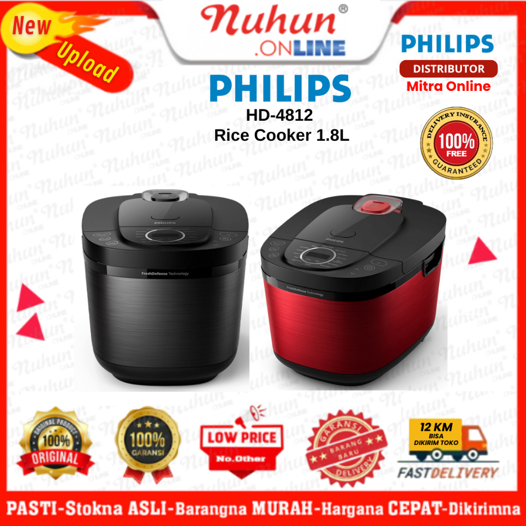 Philips Rice Cooker HD 4812 1.8L Seri 5000