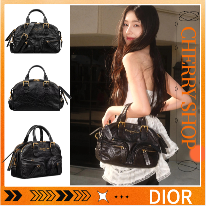 Dior Small Grand Tour Bowling Bag M6000UNQD_M900 Size：28 x 19 x 9.5CM