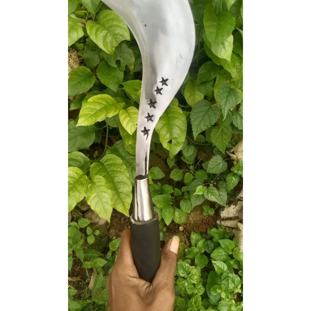 alatperlengkapan sabit bintanglima baha baja asli murni