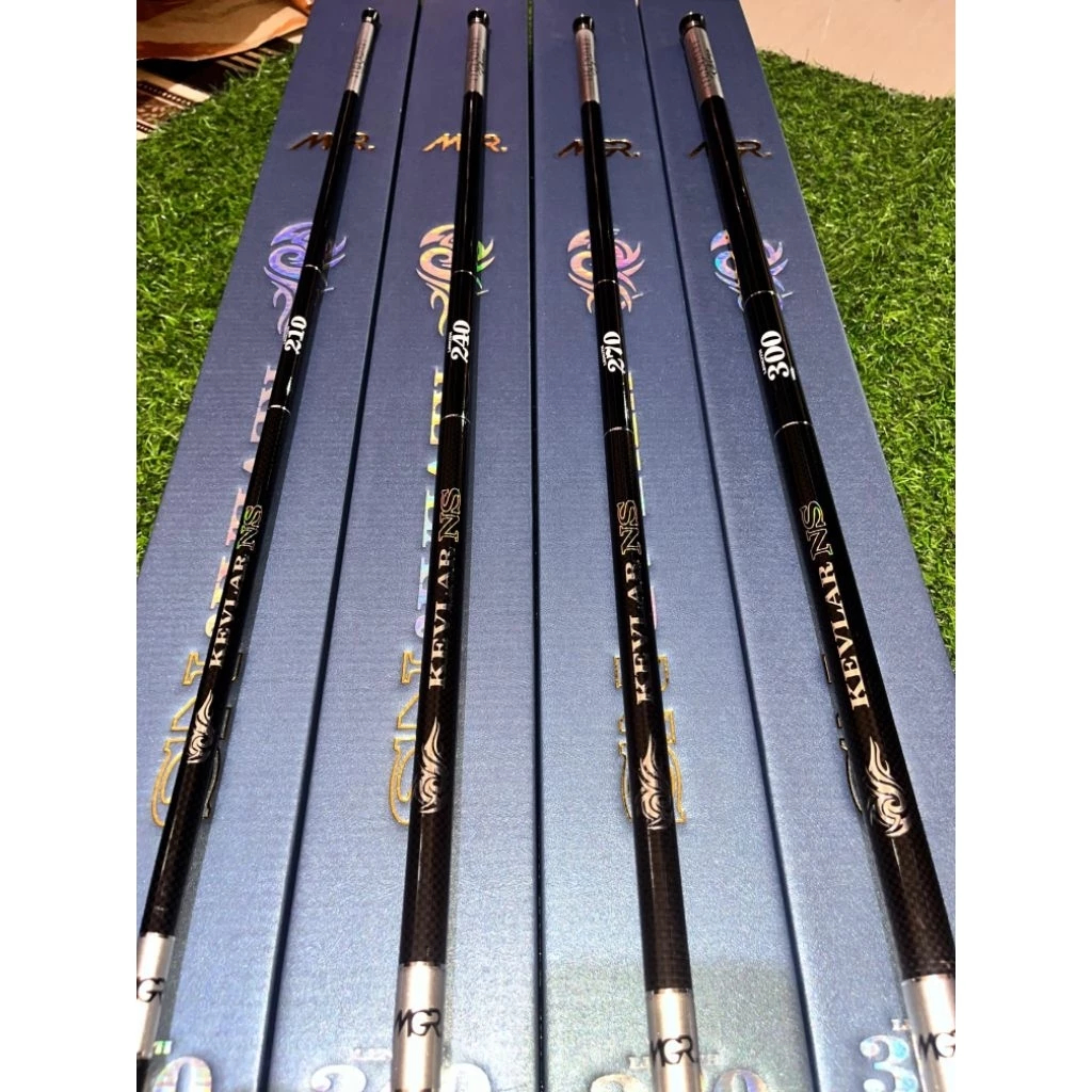 Joran Tegek MAGURO KEVLAR NS 210 240 270 Karbon Ringan Super Kaku Rilisan Lele Galatama