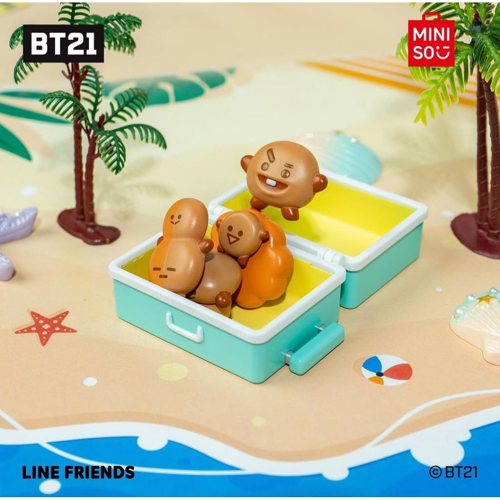 SELECTED BLIND BOX BT21 TRAVEL DIARY SHOOKY FIGURE SUGA BTS BLIND BOX BB CONFIRMED PILIHAN BISA PILI