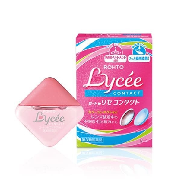 ROHTO Lycee Contact Lens tetes mata softlens Original Japan