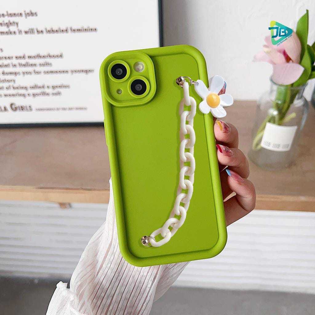 GC94 Case Casing Silikon Matte Rose Daisy Chain Grip - Casing Hp Compatible For INFINIX hot 60 50 pr