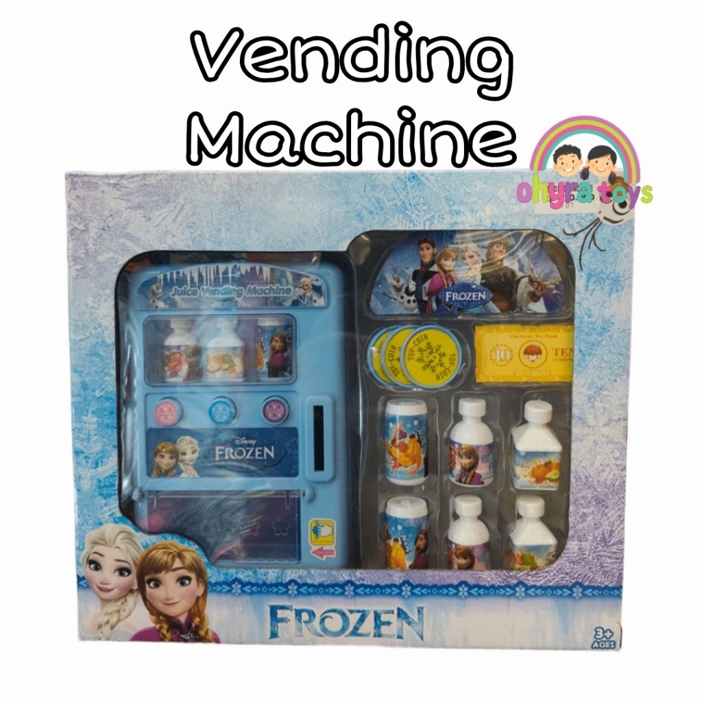 Mainan Anak Mesin Minuman Vending Machine Koin