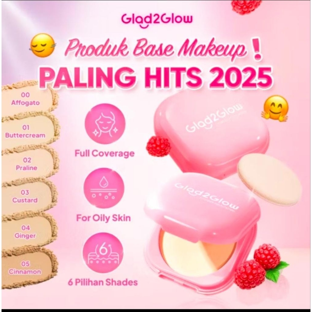 Glad2glow Powder / Bedak Padat