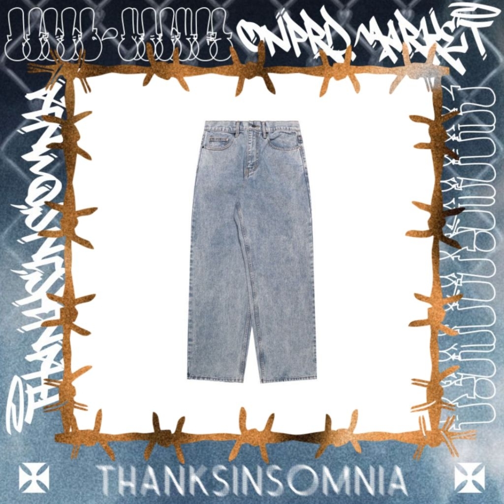 Denim pants thanksinsomnia - Ginna OG basic blue