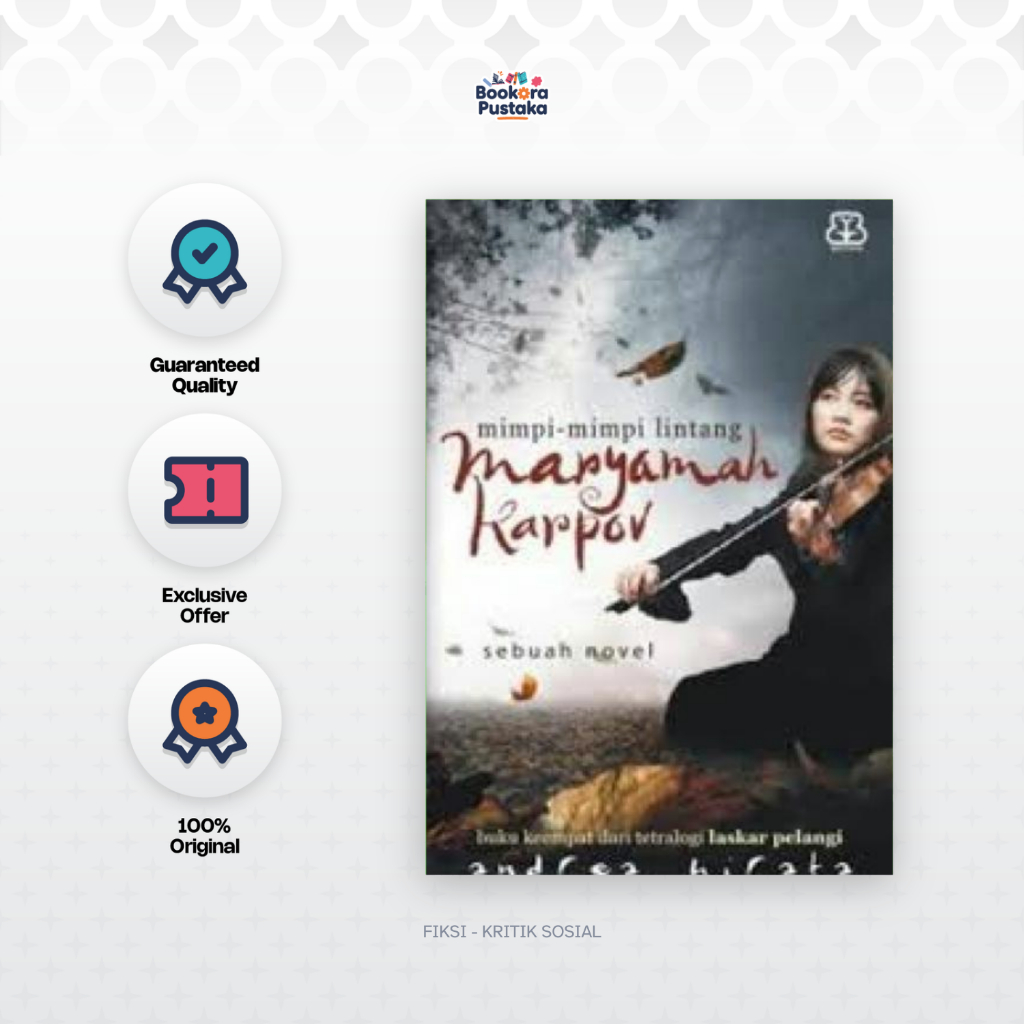 Bookora Pustaka - Novel Maryamah Karpov (Andrea Hirata)