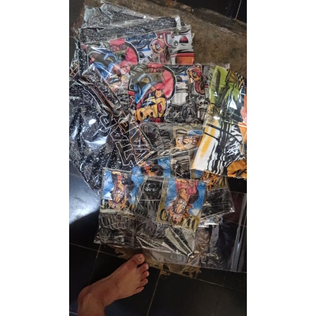 kolor katun bahan kaos premium