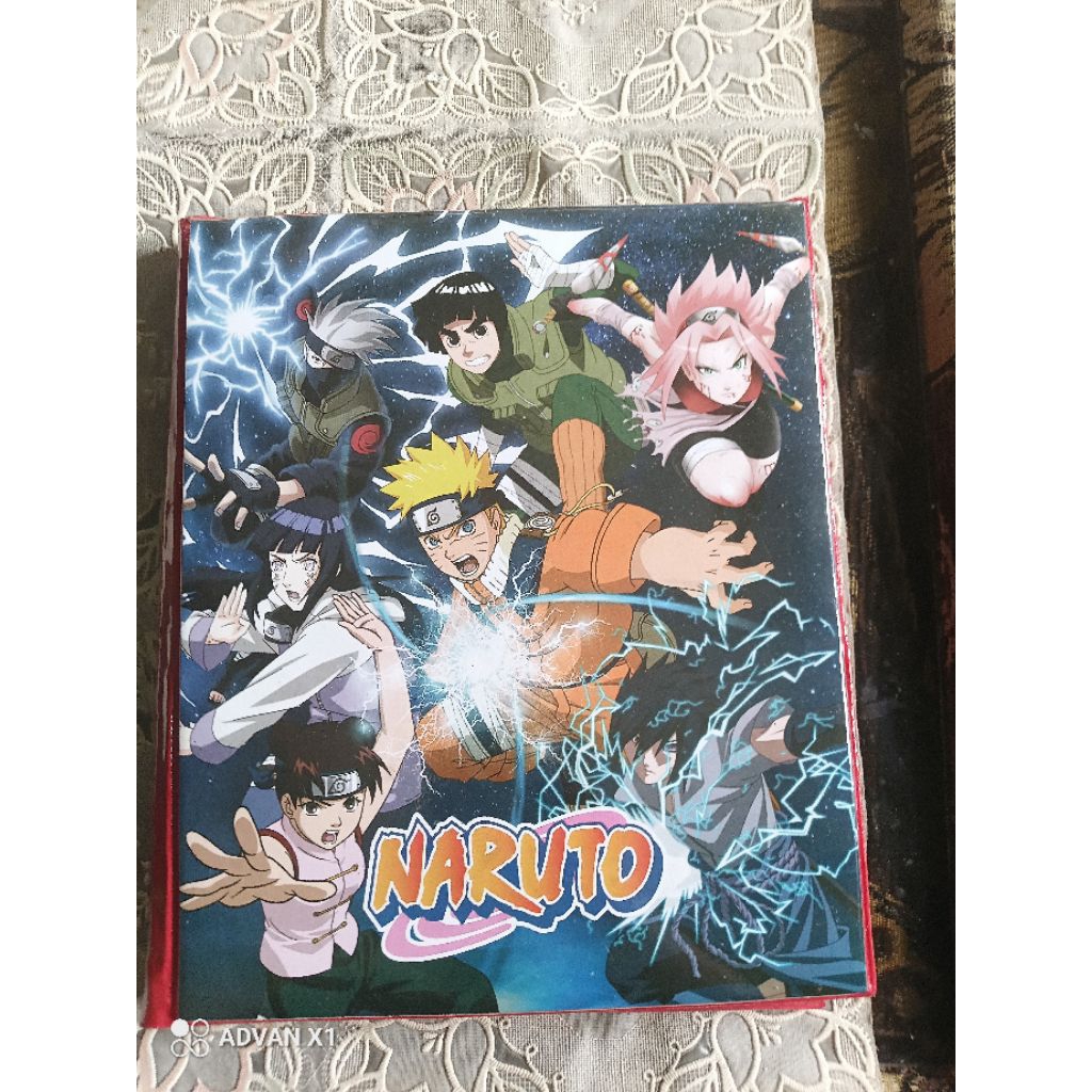 ALBUM GAMBAR NARUTO MUAT 126 KARTU