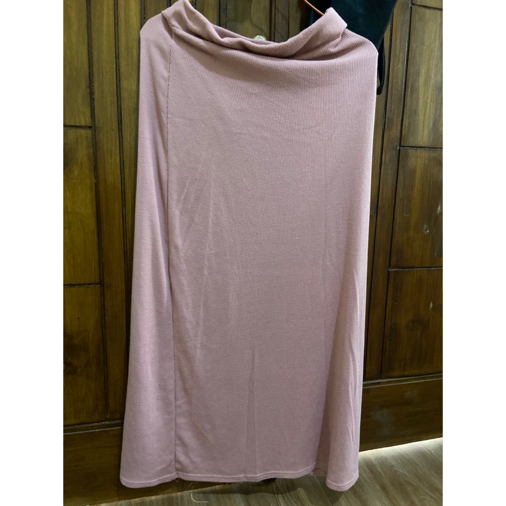 rok/ skirt knit dusty pink