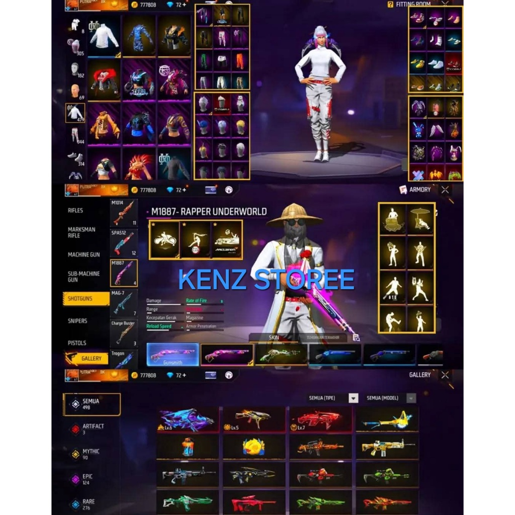 (Cek Deskripsi)======================================Baju Anak Laki Free Fire Akun Amanah Termurah