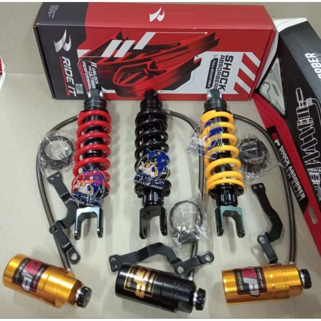Monoshock CB 150 R 300mm Shock Ride It Gp 103 Pro Series Tabung Fleksibel 360 Drajat Original