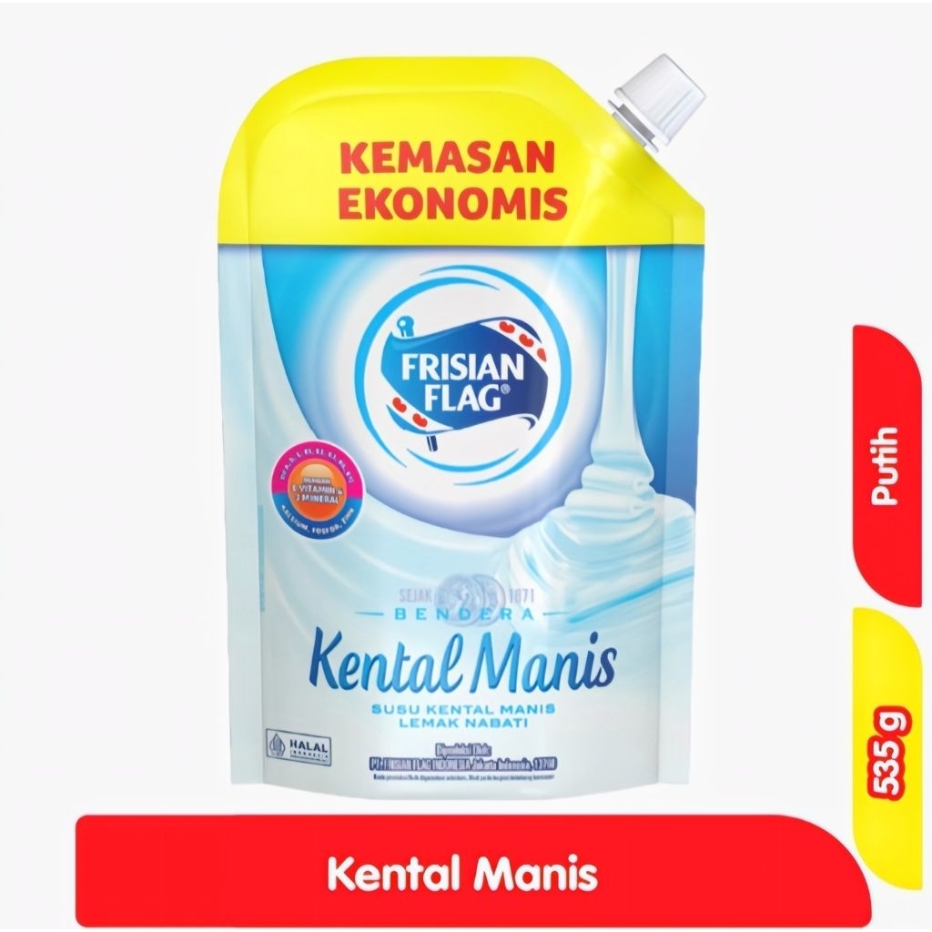 Susu Kental Manis Frisian Flag Kemasan Ekonomis 535 g