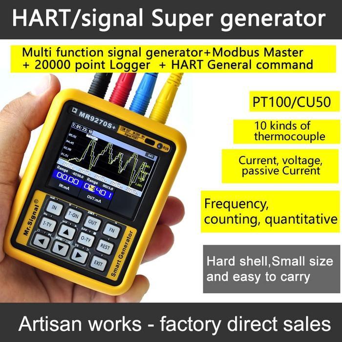 MR9270S + HART 4-20MA Signal Generator Calibrate Current Voltage