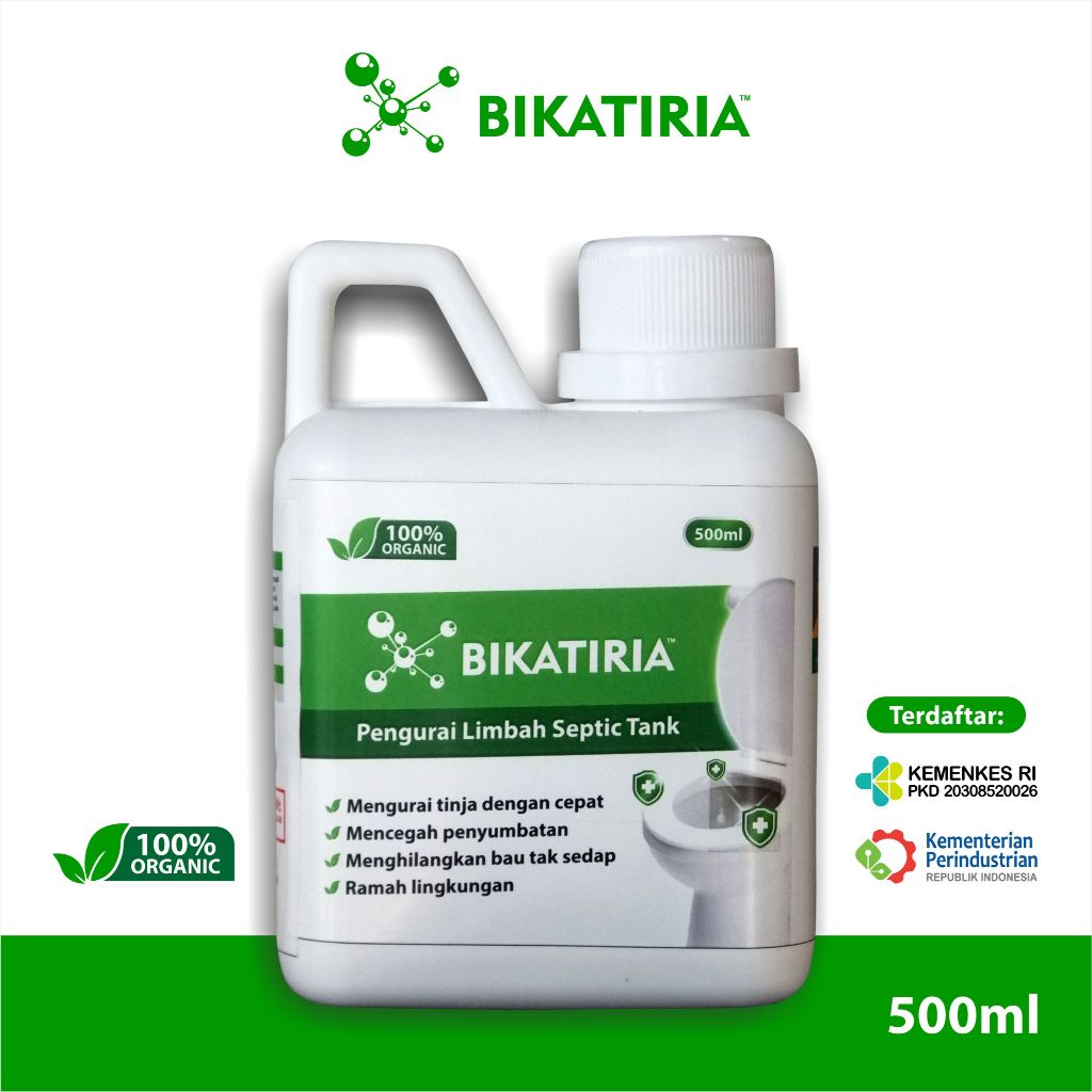 BIKATIRIA BAKTERI PENGURAI TINJA SEPTIC TANK BWST-05 Bakteri Pengurai Limbah Septic Tank 500ml