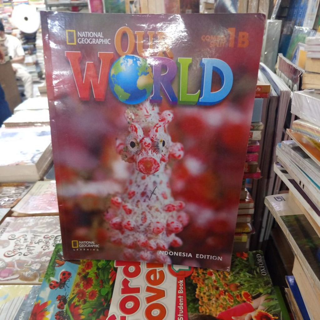 buku our world combo split 1B national geographic learning Indonesian edition buku bekas original