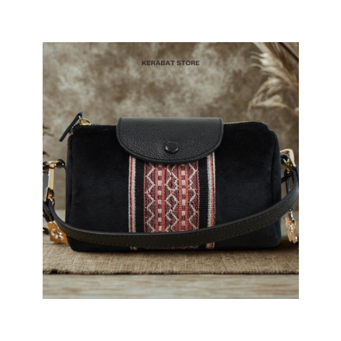 RIZ BATIK - OLVI TAS TENUN MOTIF BATIK - TAS PREMIUM WANITA, SHOULDER BAG, SLINGBAG, HANDBAG, TAS WA