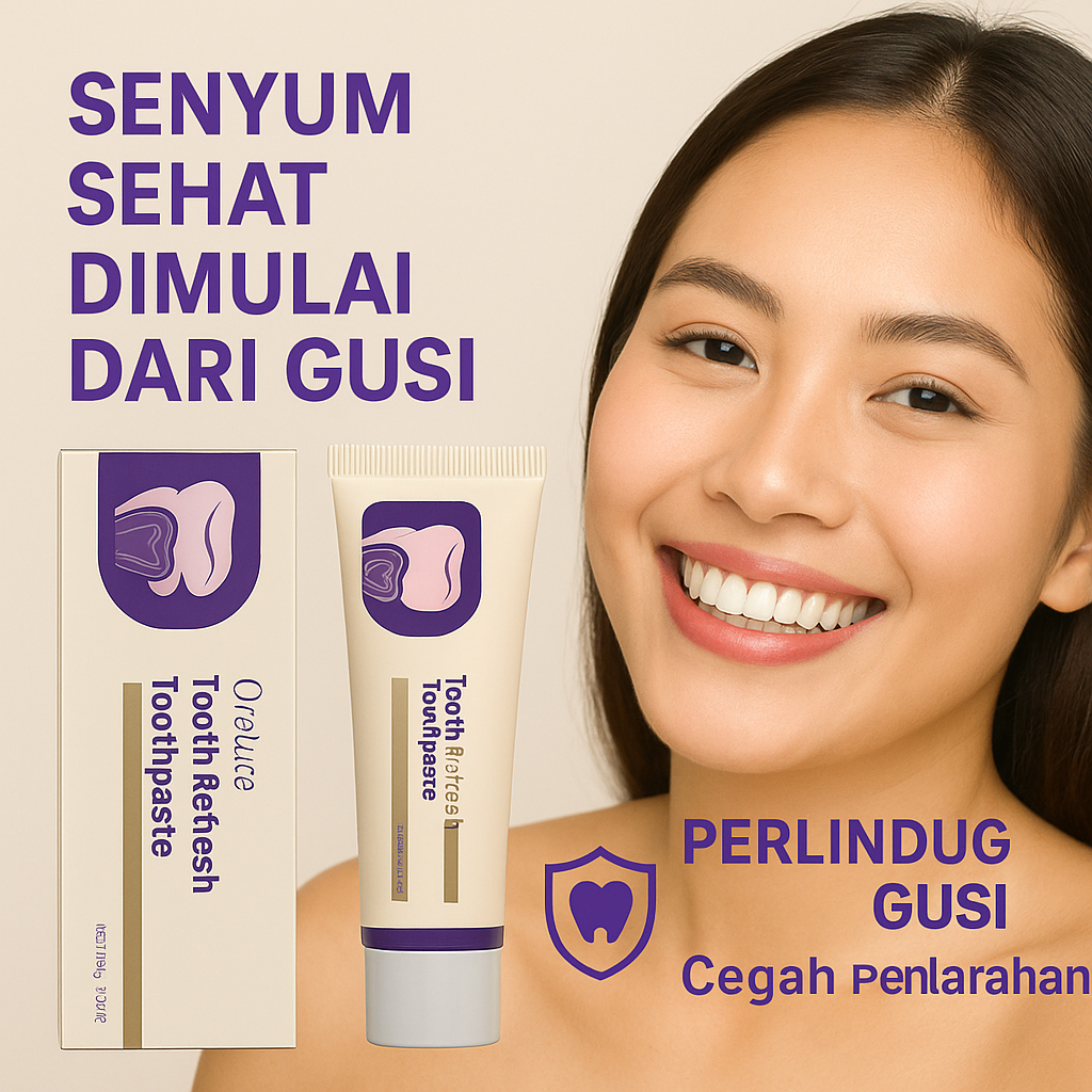 Pasta Pemutih Gigi | Pasta Gigi Pemutih 7 Hari Pasta Gigi |  Pelindung Gusi Tooth Refresh Toothpaste