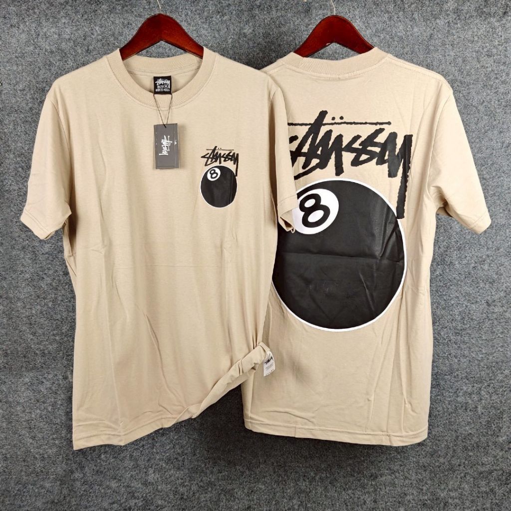 NEW ‼️ STUSSY T-Shirt Branded Premium Kaos Distro Lengan Pendek 100% Cotton Combed 24S Bordir Aplika