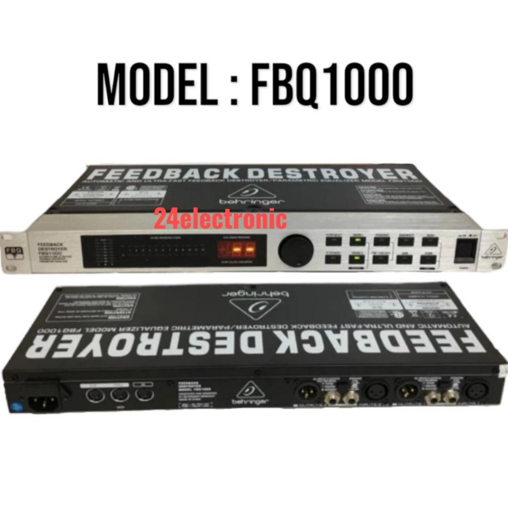 Behringer Feedback Destroyer Fbq1000 Anti Feedback