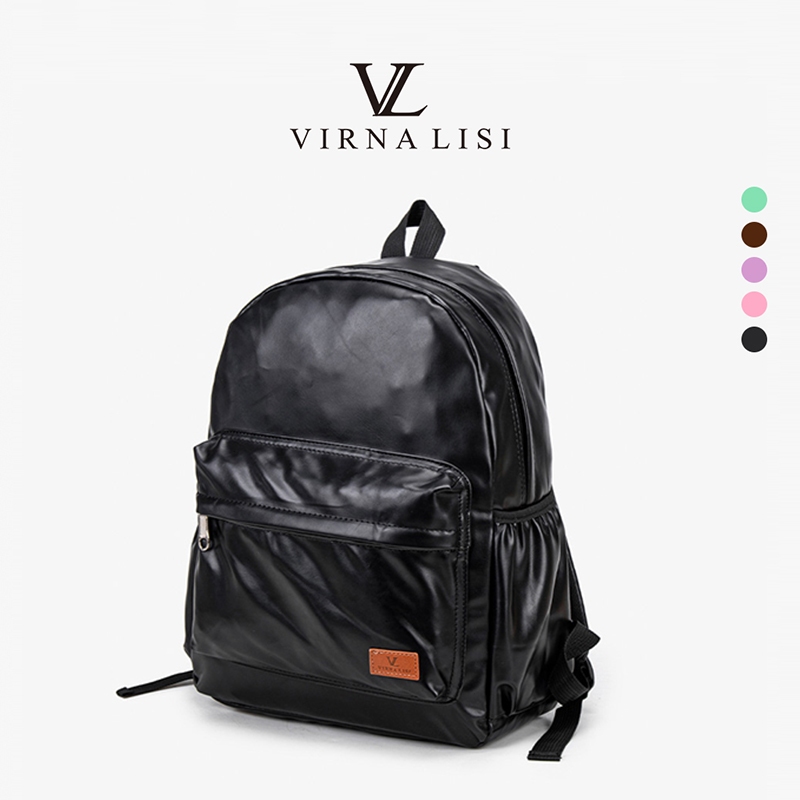 Virnalisi Tas Ransel Tas Punggung Backpack Pria Wanita Muat Laptop Stylish untuk Kerja Kuliah & Trav