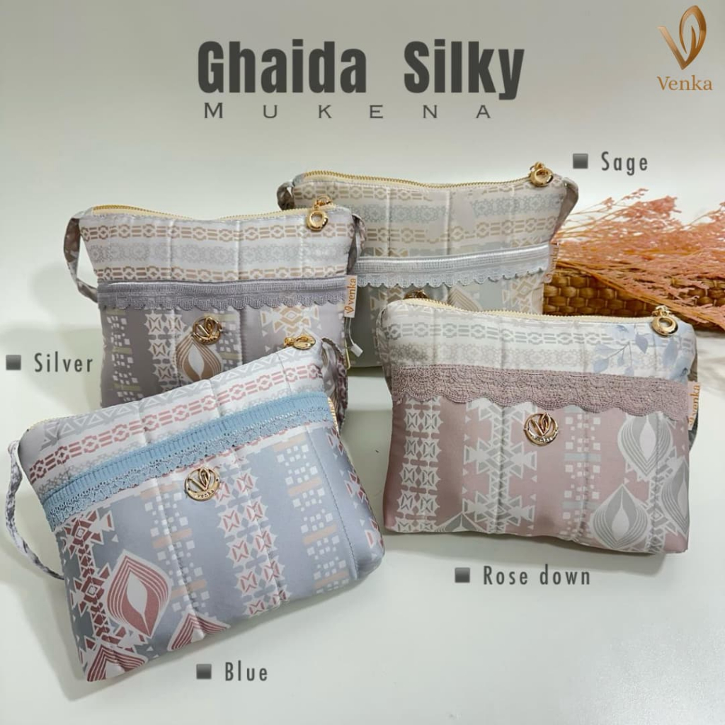 Venka Prayer Set Mukena Ghaida Silky