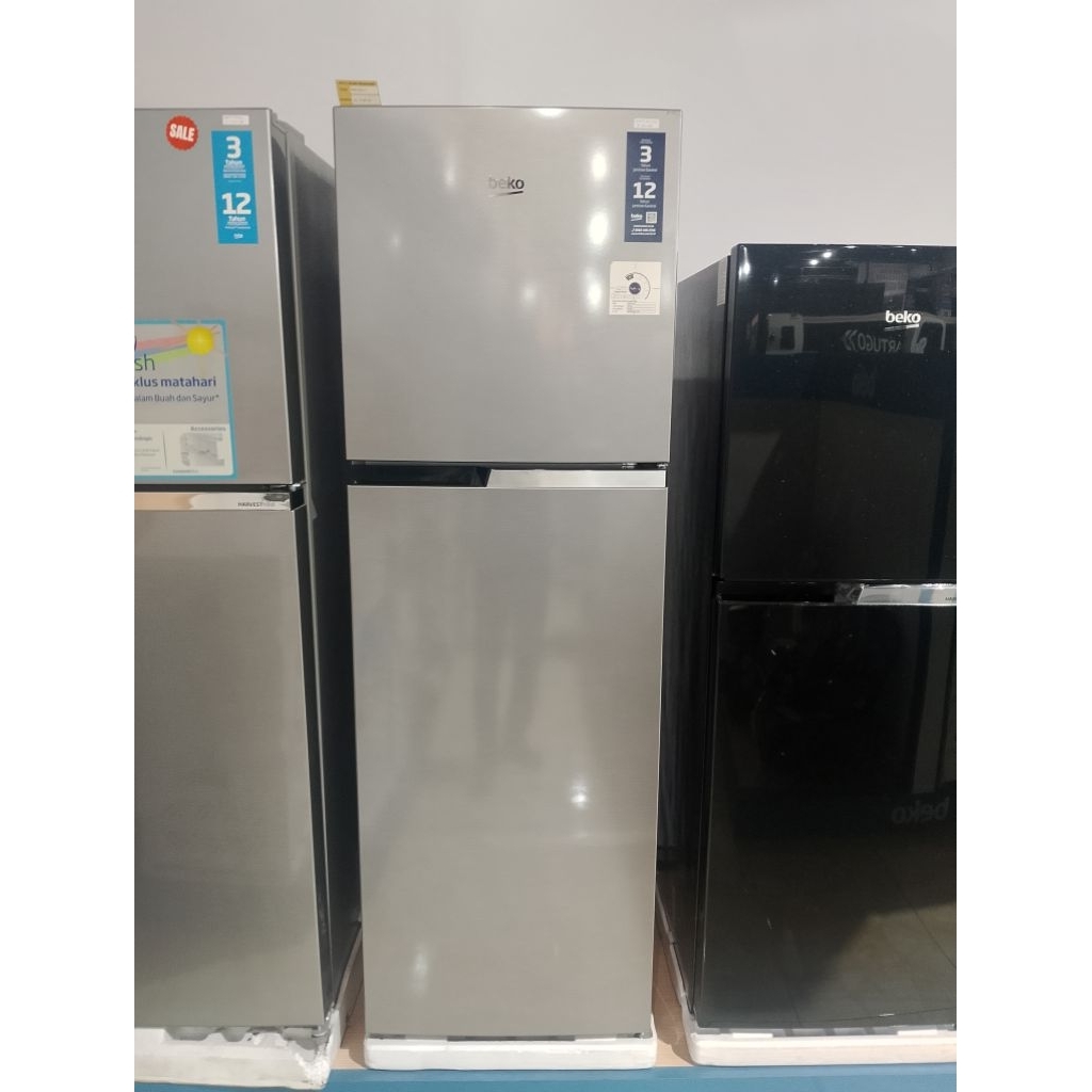 BEKO KULKAS 2 PINTU 270 LITER RDNT 271I50S RDNT271I50S - SILVER