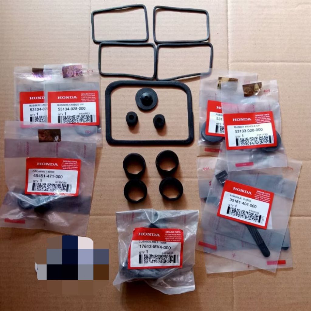karet part Honda win full set original best quality