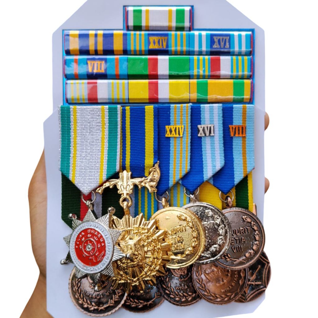 [Aksesoris Original, Premium Watch] PDH dan PDU Medali TANDA JASA, Pakaian Dinas Harian / Upacara, P