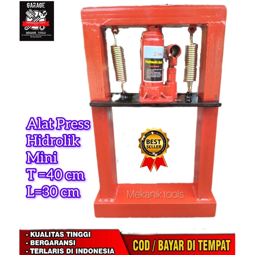 Alat press Hidrolik Mini Dongkrak 2 ton press serbaguna multifungsi