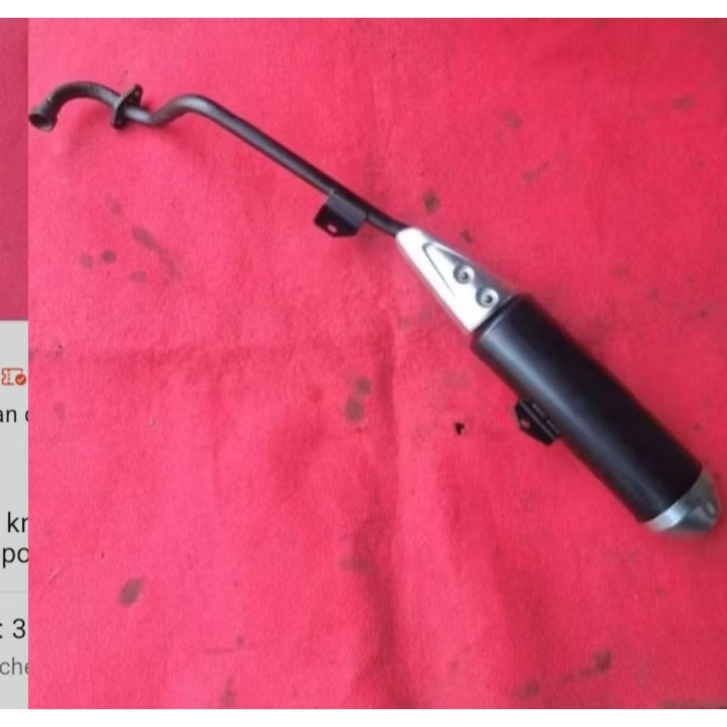 Slencer/silencer knalpot standar Honda Revo absolute/Blade 110 lama original copotan
