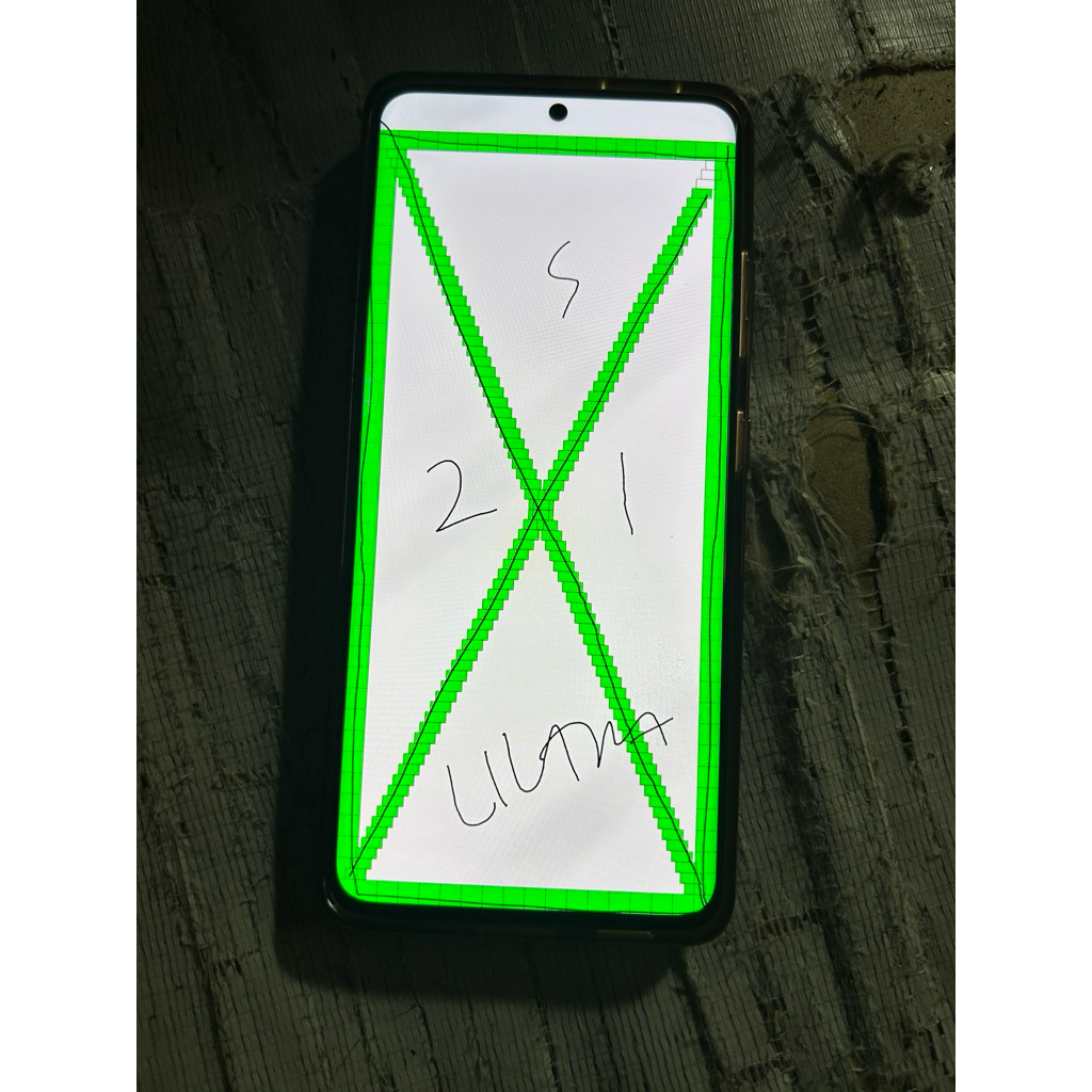 Lcd + fream Samsung S21 Ultra minus di bagian fream aja