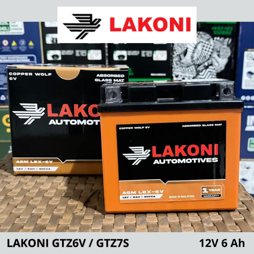 Aki Motor Honda CB150R,CBR150 LAKONI GTZ7S 7AH