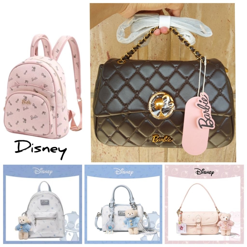 TAS ORIGINAL DISNEY STITCH LOTSO BARBIE NIKMIR PAKAI BOX