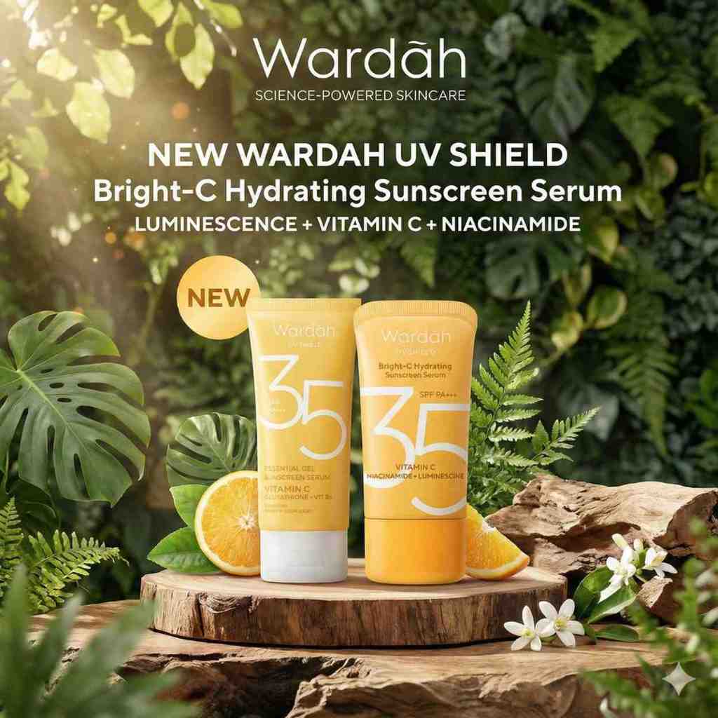 Wardah Sun Cream SPF 35 PA+++ 40ml Vitamin E