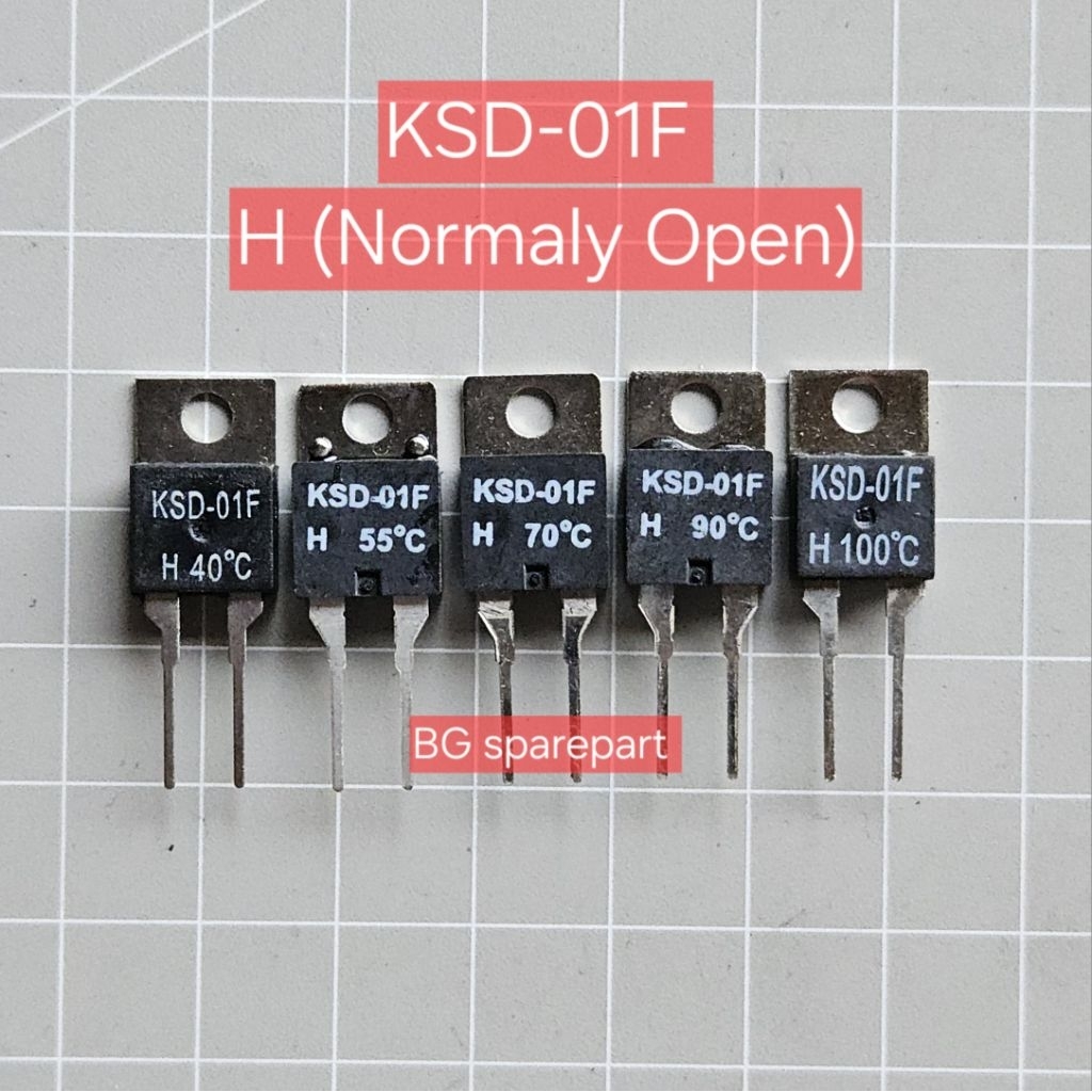 Thermostat KSD-01F H40 H55 H70 H90 H100 Sensor Suhu