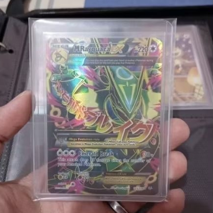 pokemon kartu m rayquaza roaring skies full art
