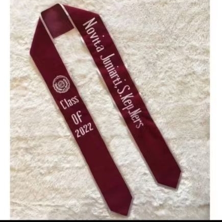 SELEMPANG POLOS LEHER SELEMPANG WISUDA SELEMPANG GRADUATION