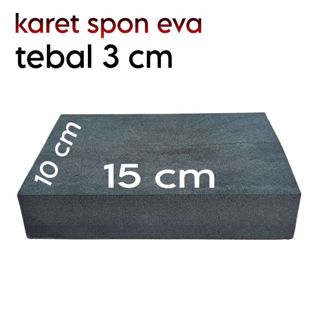karet spon eva berkualitas tebal 3 cm