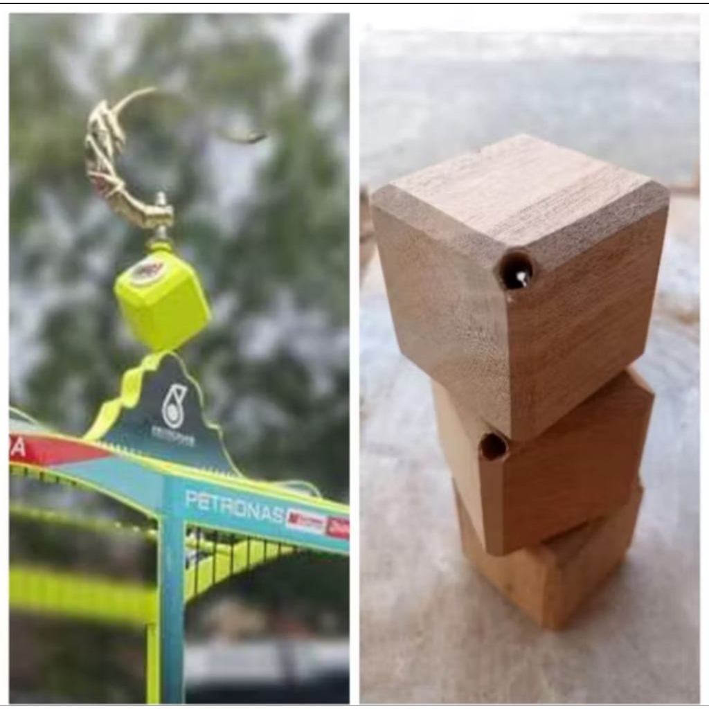 pion sangkar dadu / pion sangkar kotak / pion kubus / pion bro