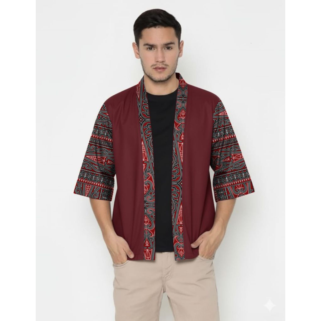 Angela Batik Batak | Outer Pria dan Wanita | Outer Batik Batak