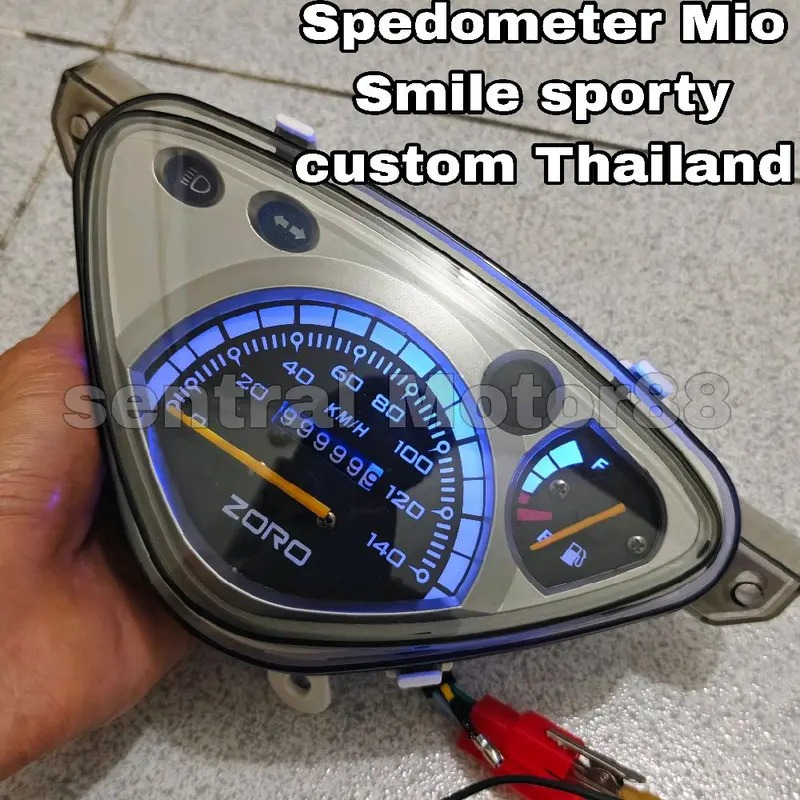 Spedometer Kilometer Odometer Motor Custom Thailand Motor Mio Smile Mio Sporty Mio Lama Nyala Led Bi