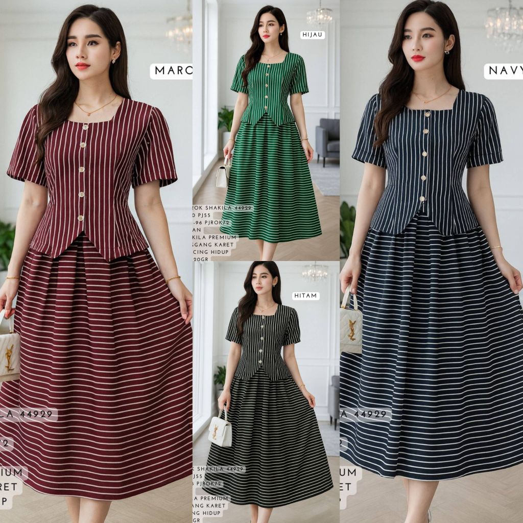 Setelan 44929 Set Rok Shakila Premium - FZB