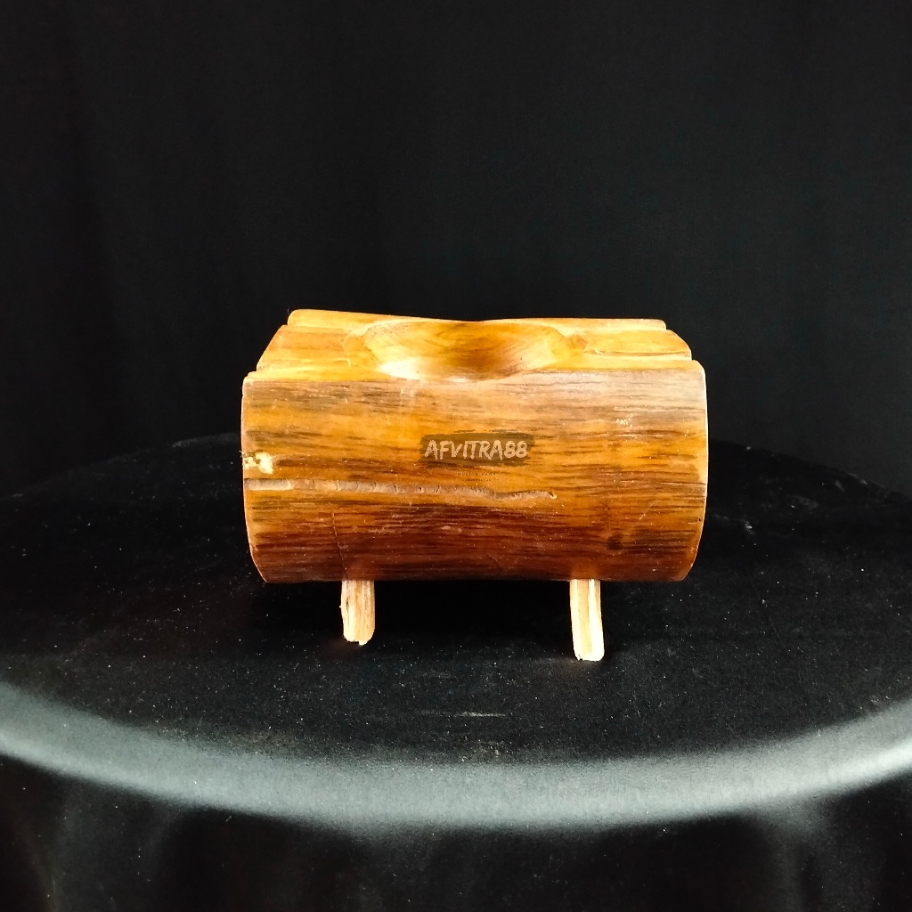 Asbak Beduk Kayu / Asbak Bonggol Jati / Asbak Homemade /Asbak Kayu Jati