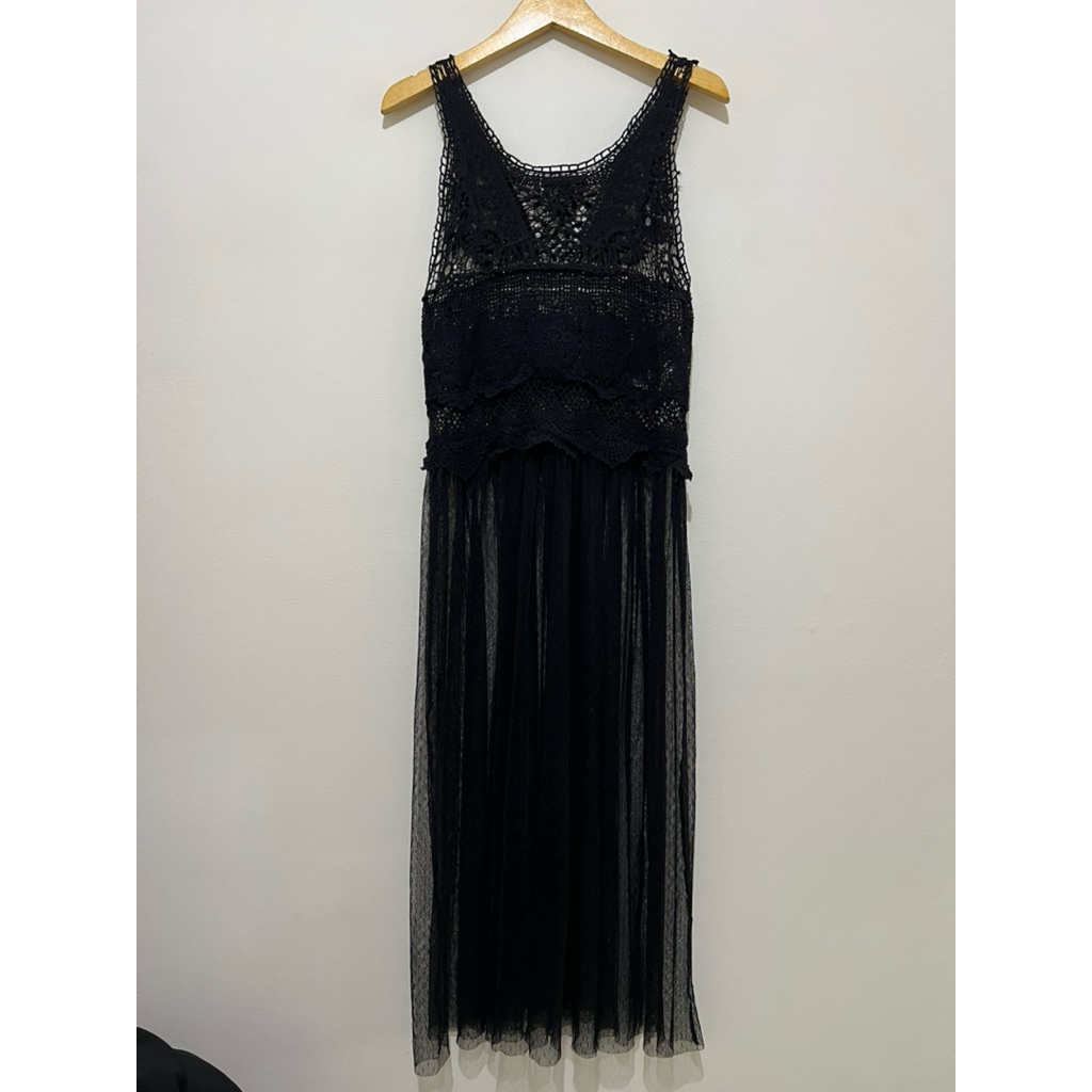 outer rajut renda cantik preloved