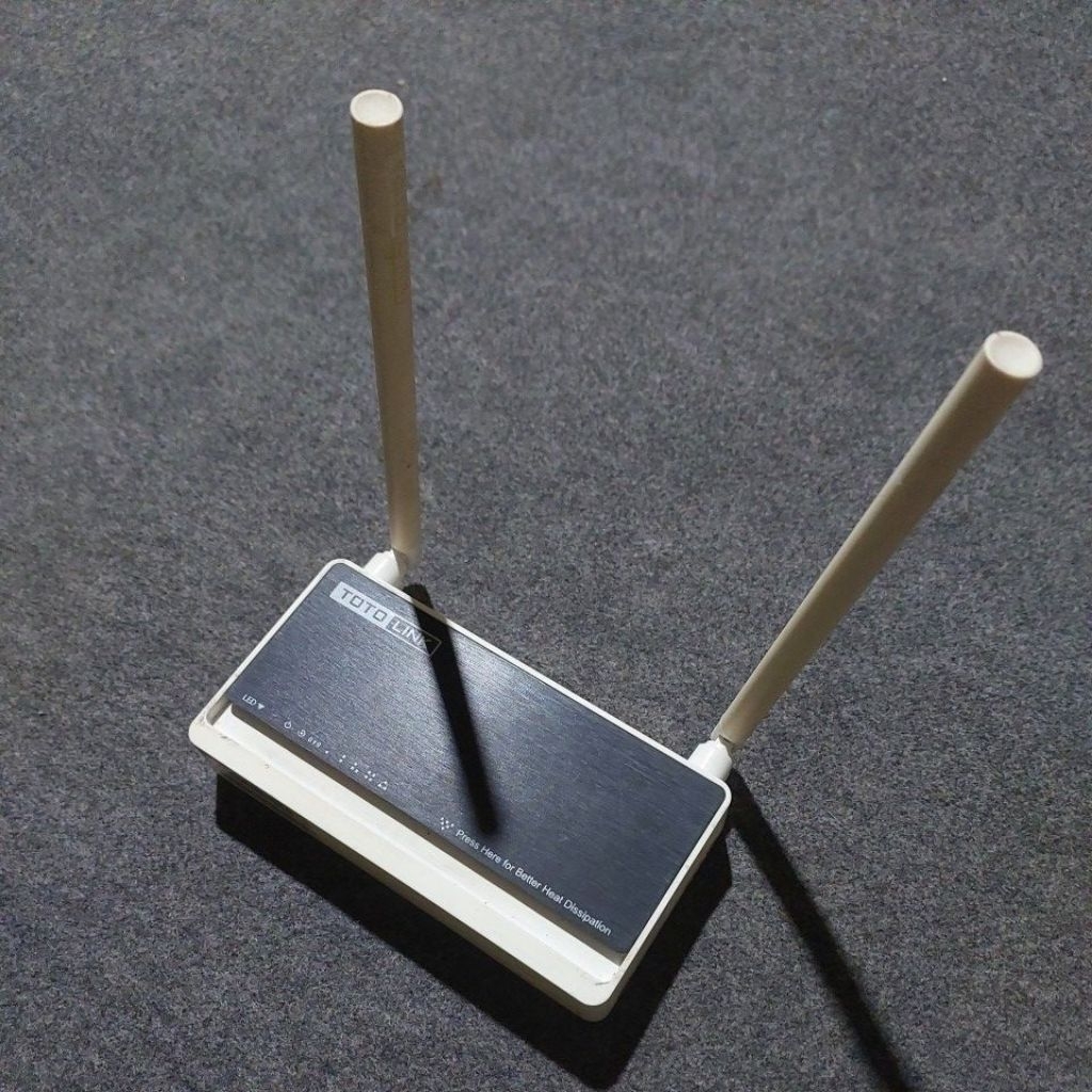 router totolink n300rt router bekas / secondsudah modif poe out