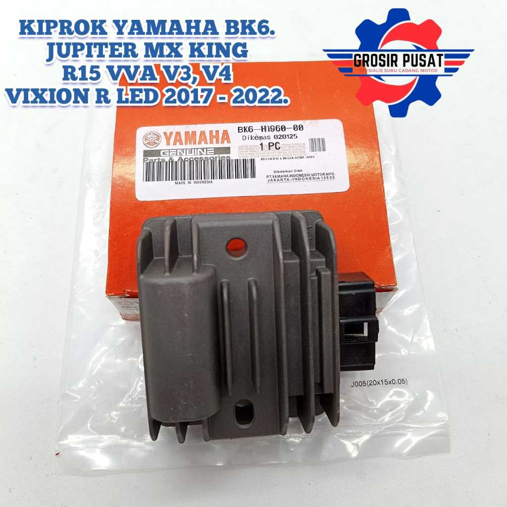 REGULATOR YAMAHA BK6 R15 KIPROK ORI R15 CIPROK REGULATOR VIXION R LED KIPOK YAMAHA JUPITER MX KING