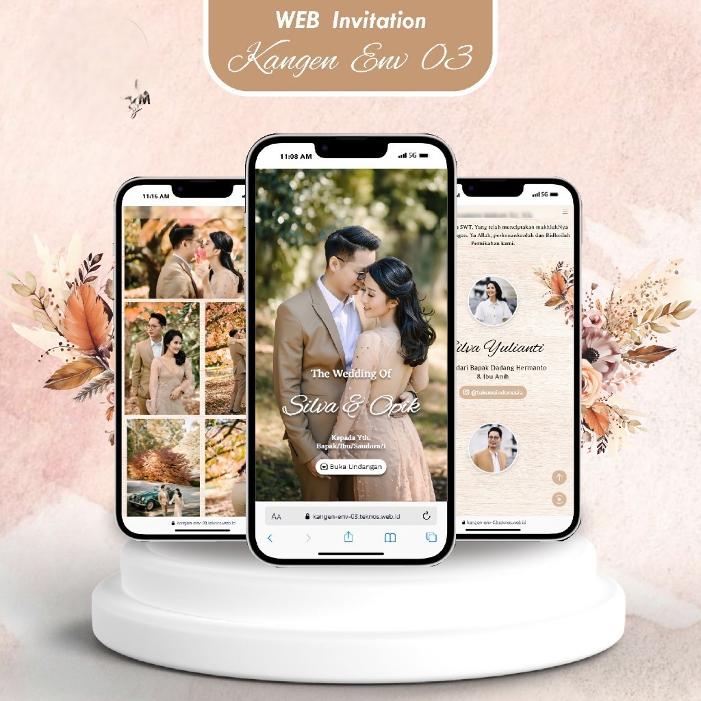 UNDANGAN WEBSITE - UNDANGAN DIGITAL PERNIKAHAN - UNDANGAN PERNIKAHAN WEBSITE