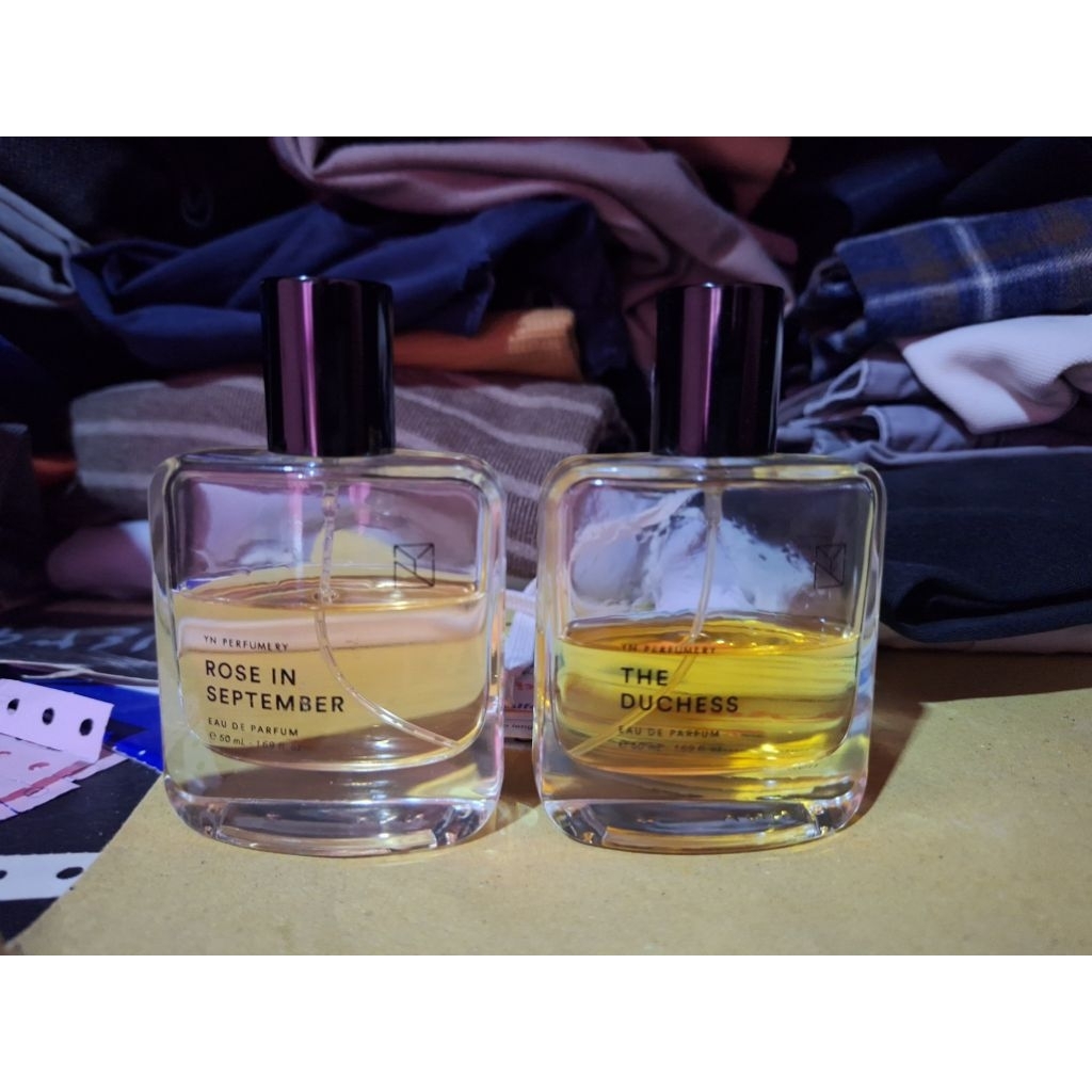 YN Perfumery the duchess 50% Prelove & YN Perfumery Rose In September 75% Prelove
